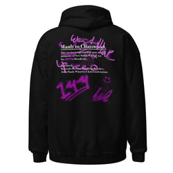 Unisex 144 oversized - Hoodie Black